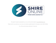 Tablet Screenshot of online2.shireleasing.co.uk